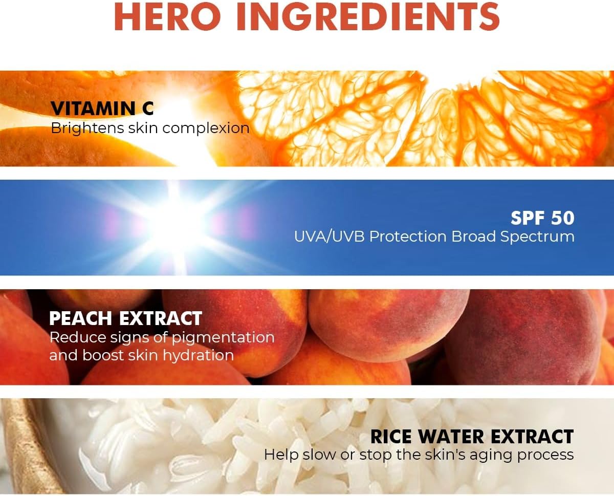 Conscious Chemist Sunscreen SPF 50 PA++++ | 50g | - Peach The Sun