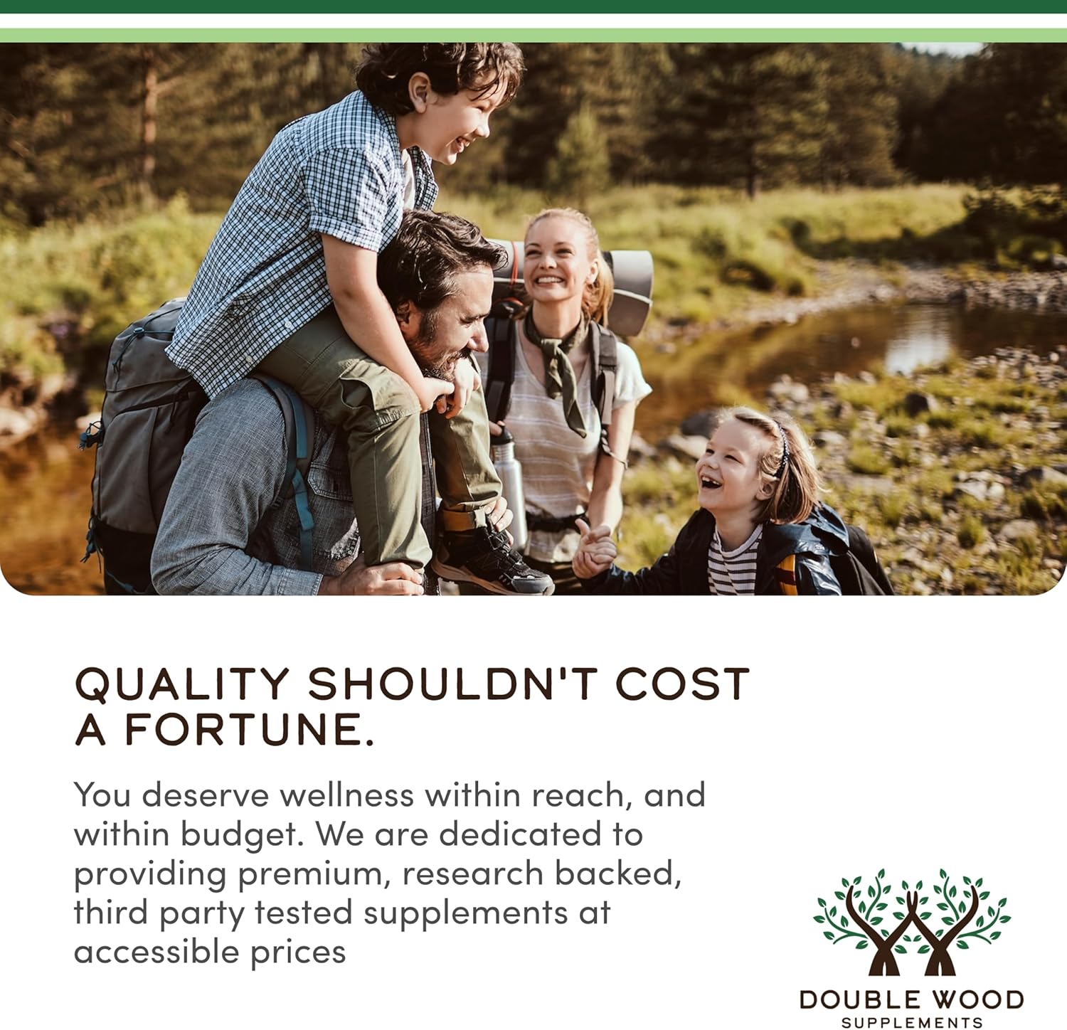Doublewood Nad+ Supplement 500Mg 60 Capsules