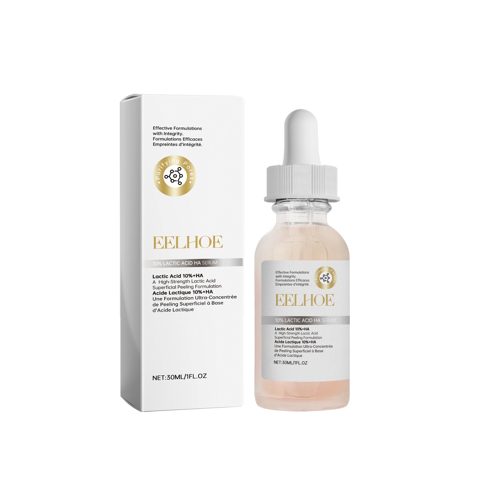 Hydrating Facial Treatment Essence with 10% Sodium Hyaluronate, Brightening, Moisturizing, Anti-Dullness ,30ml