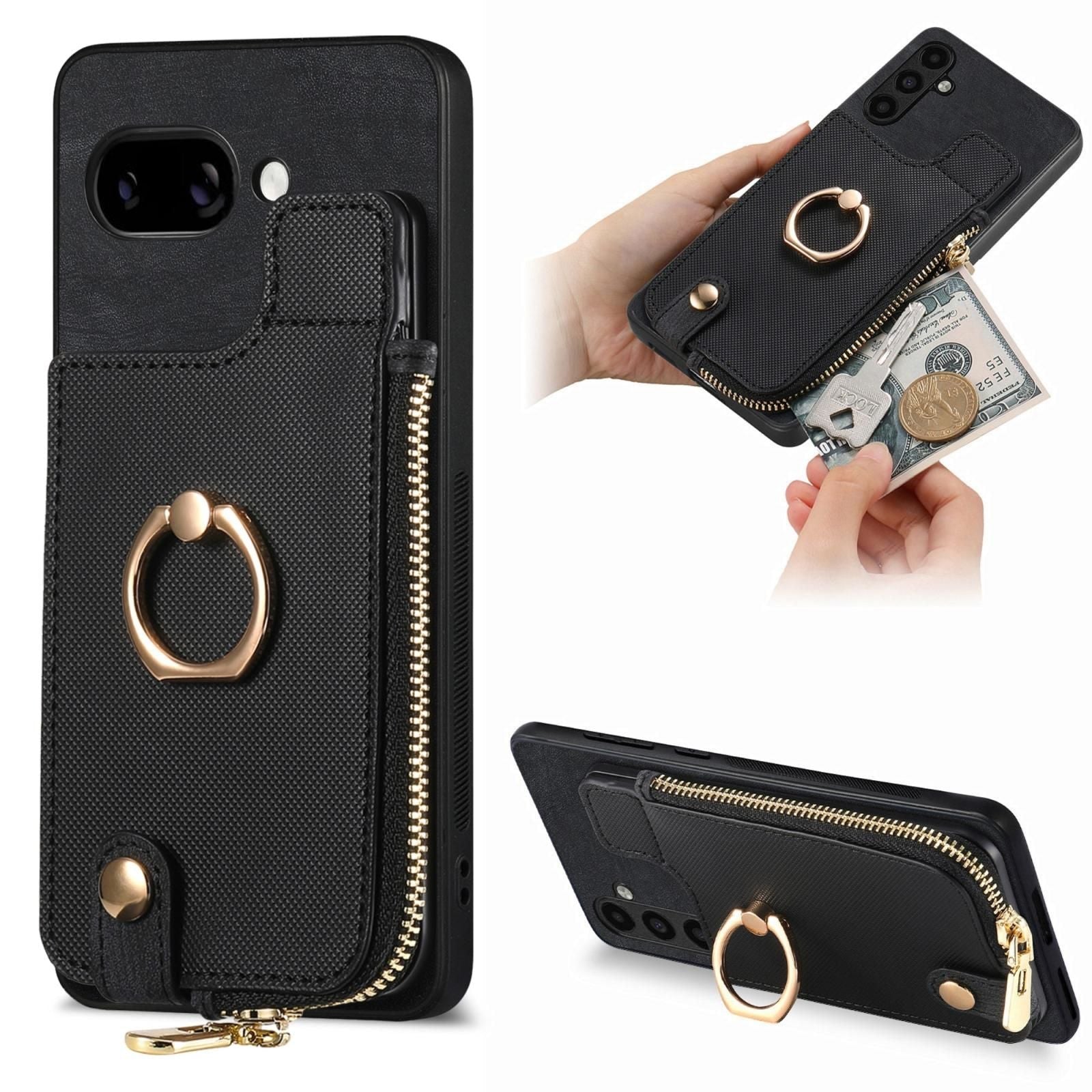 Cross Wallet Phone Case For Google Pixel 9a
