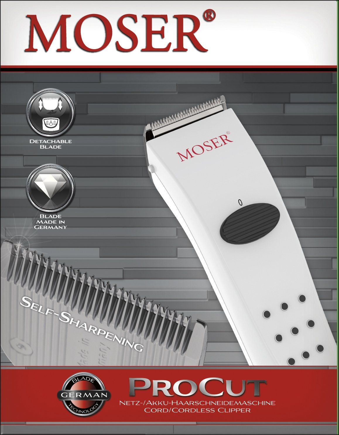 MOSER 1873 PROCUT HAIR CLIPPER