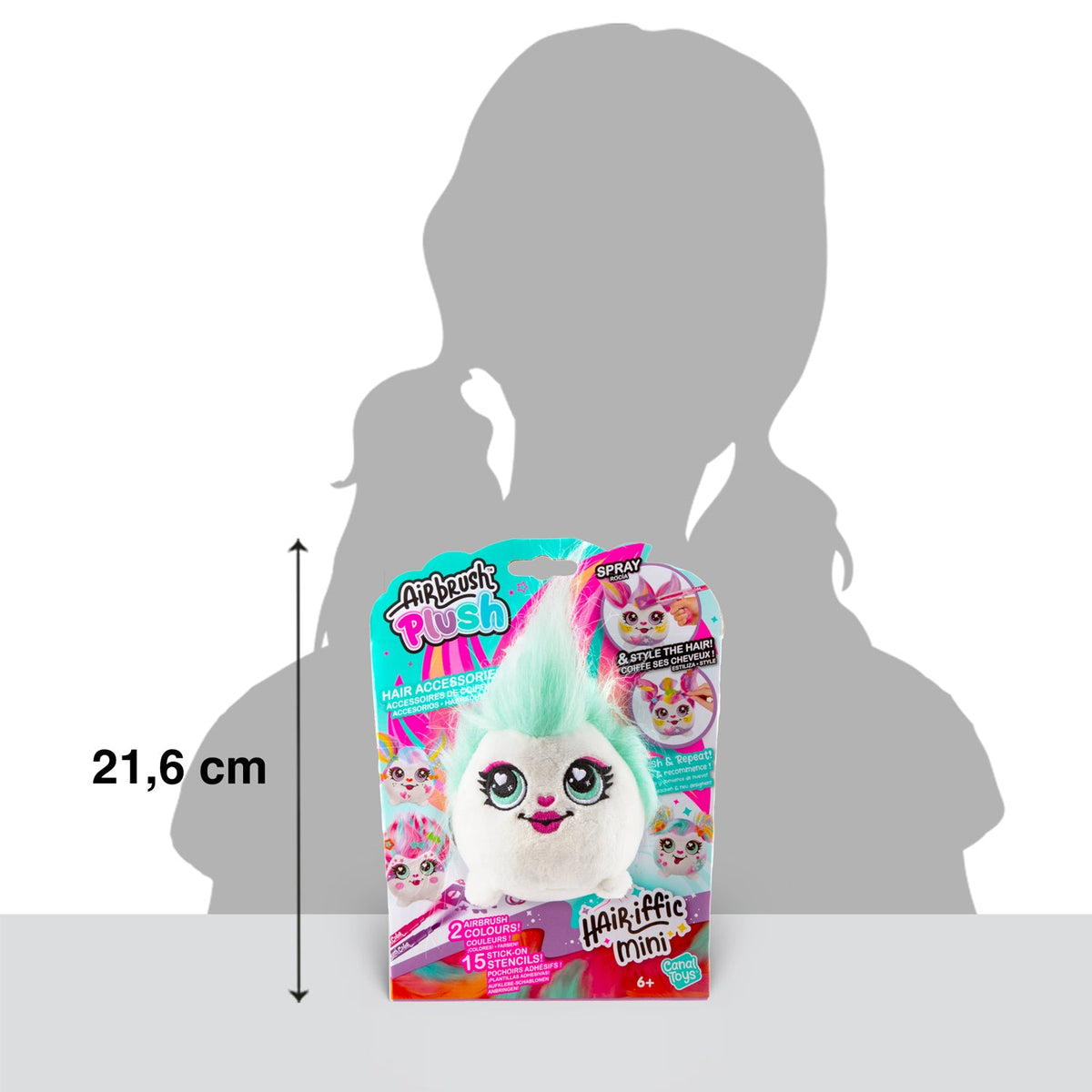 Airbrush Plush - Hair'iffic Mini 1-Pack