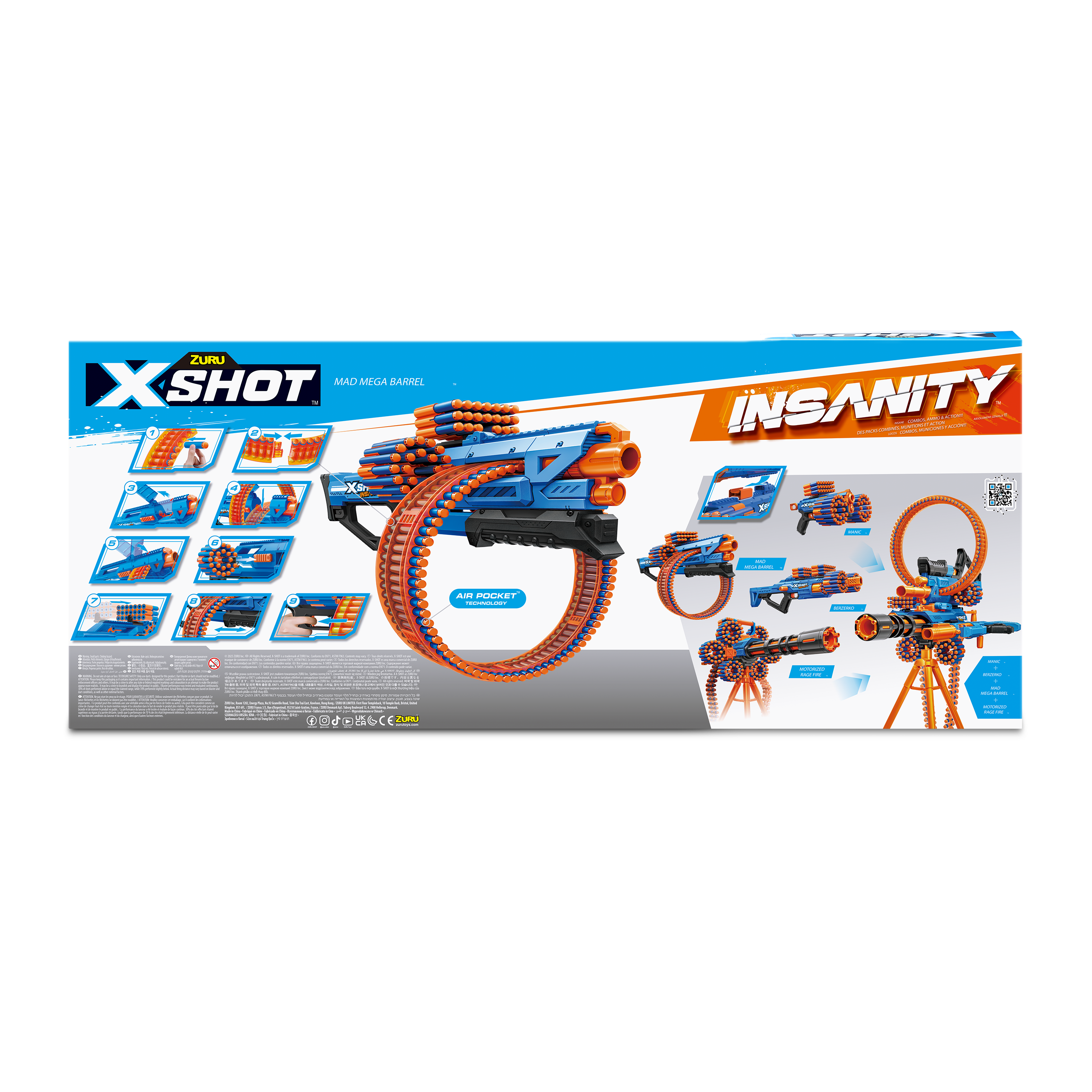 X-Shot Insanity Mad Mega Barrel