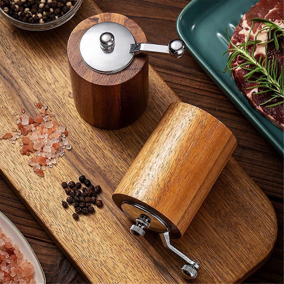 Hand Pepper Grinder Kitchen Manual Peppercorns Black Pepper Mill A