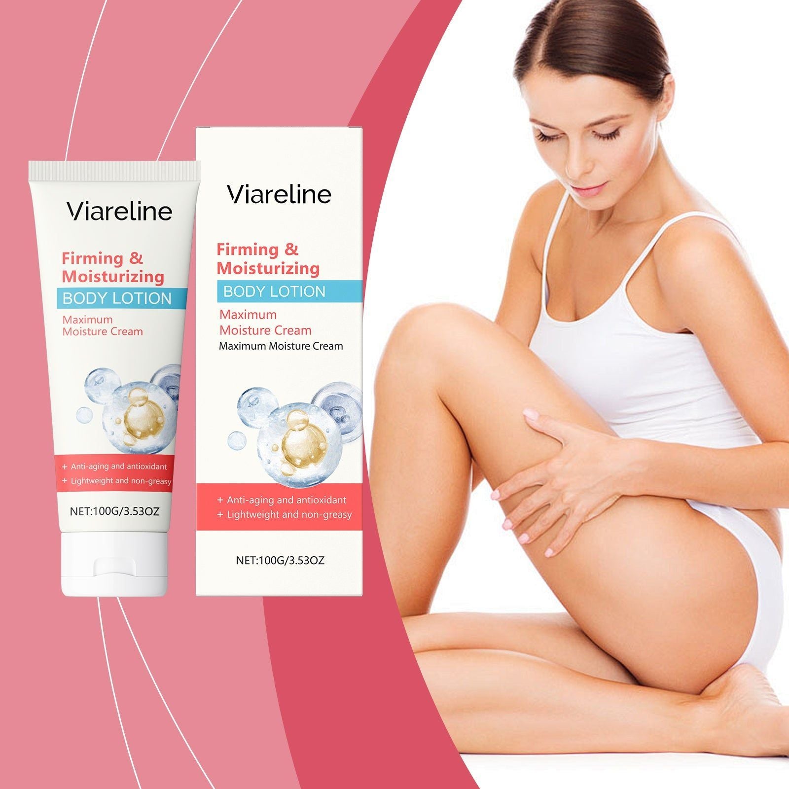 Body Care Lotion, Firming Moisturizer, Hydrating, Anti-Aging, Smooth Skin ,100g
