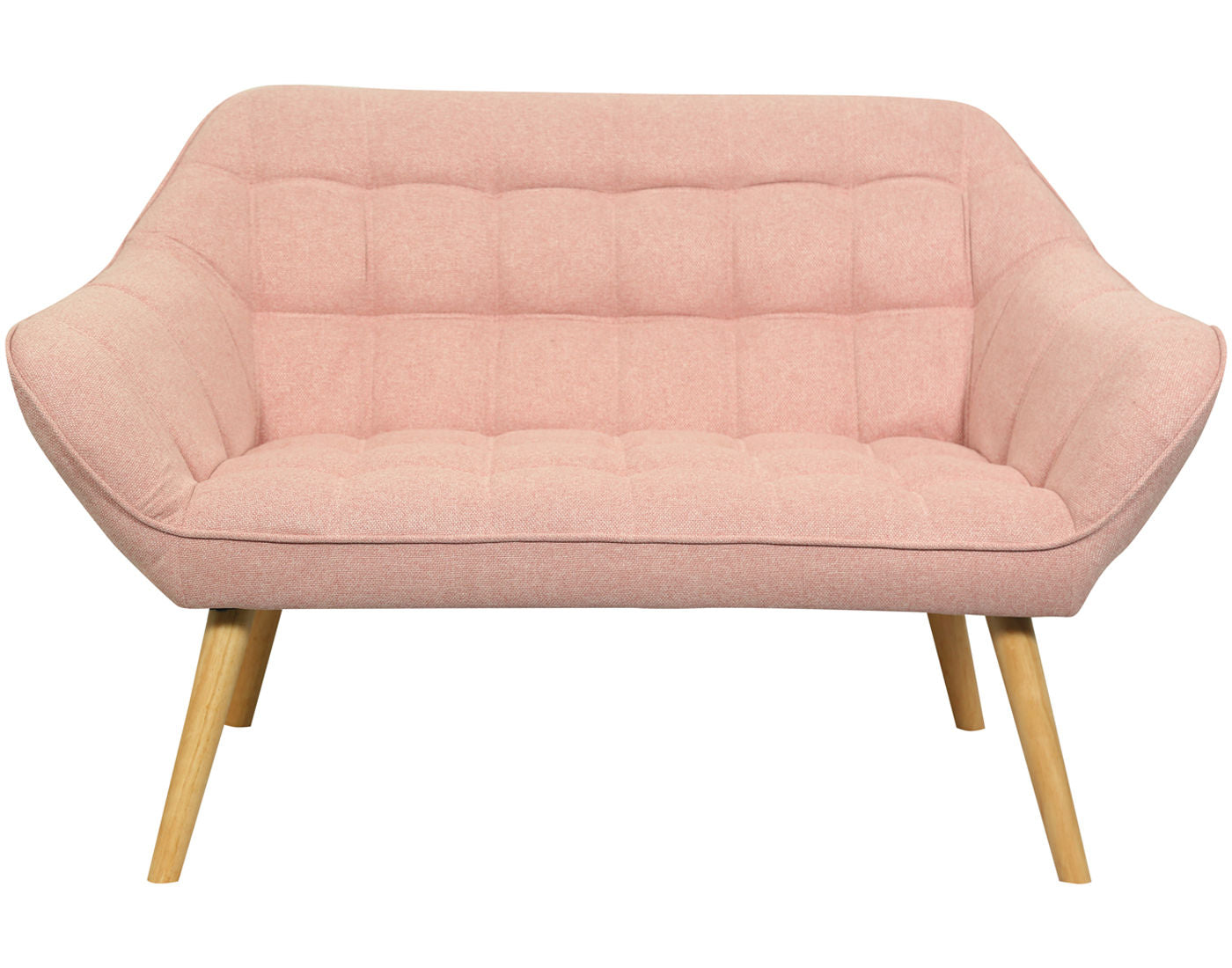 Pink Fabric 2 Seater Sofa #QH-8904-2