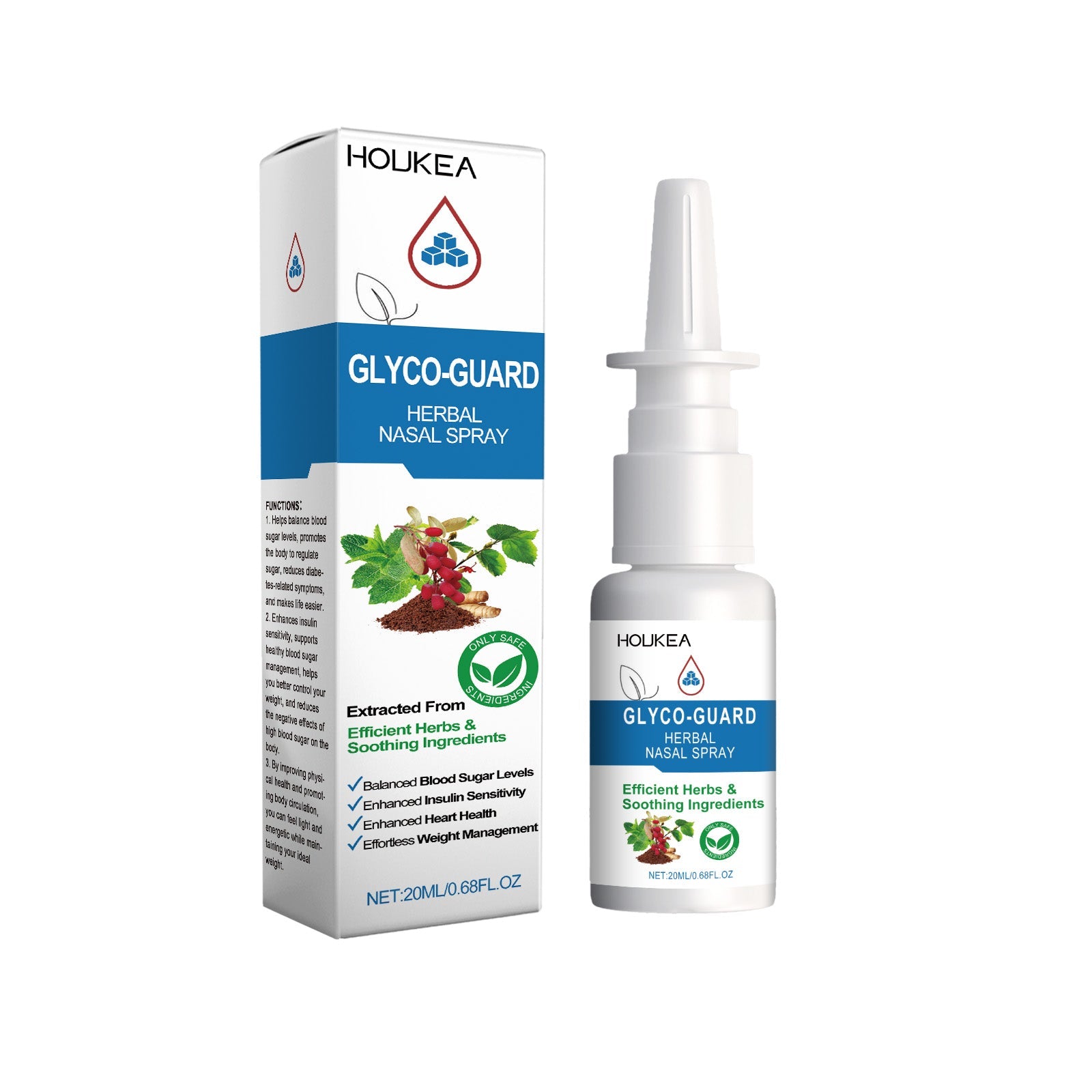 Boost Nasal Care Naturally, Relieve Irritation, Support Blood Sugar & Heart Health ,20ml