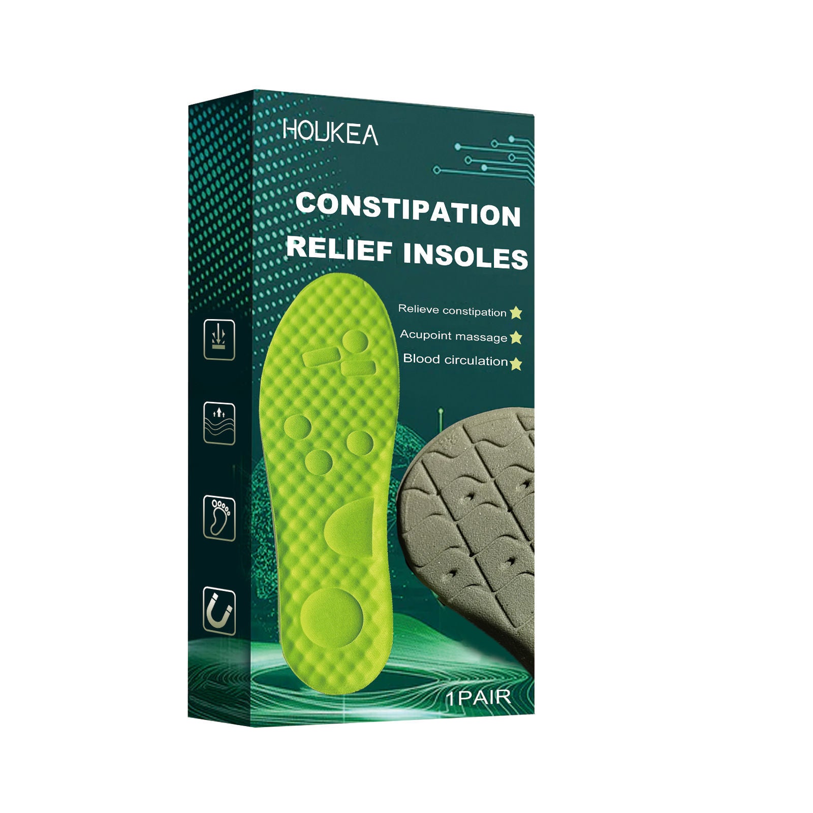 Body Care Soothing Insoles, Breathable Comfort for Running, Relief, Foot Pain ,1Pair