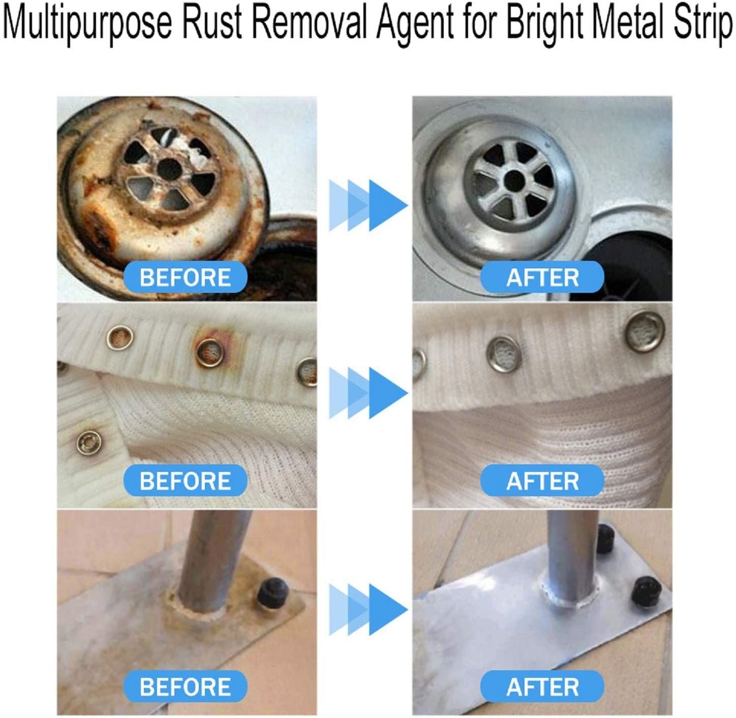 2pcs Rust Remover Spray Multipurpose Car Maintenance Cleaner Derusting Spray