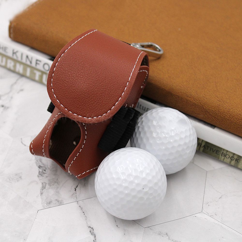 Golf Ball Storage Bag Golf Ball Pouch Tee Holder Belt Waist Bag Golf Sports Accessory