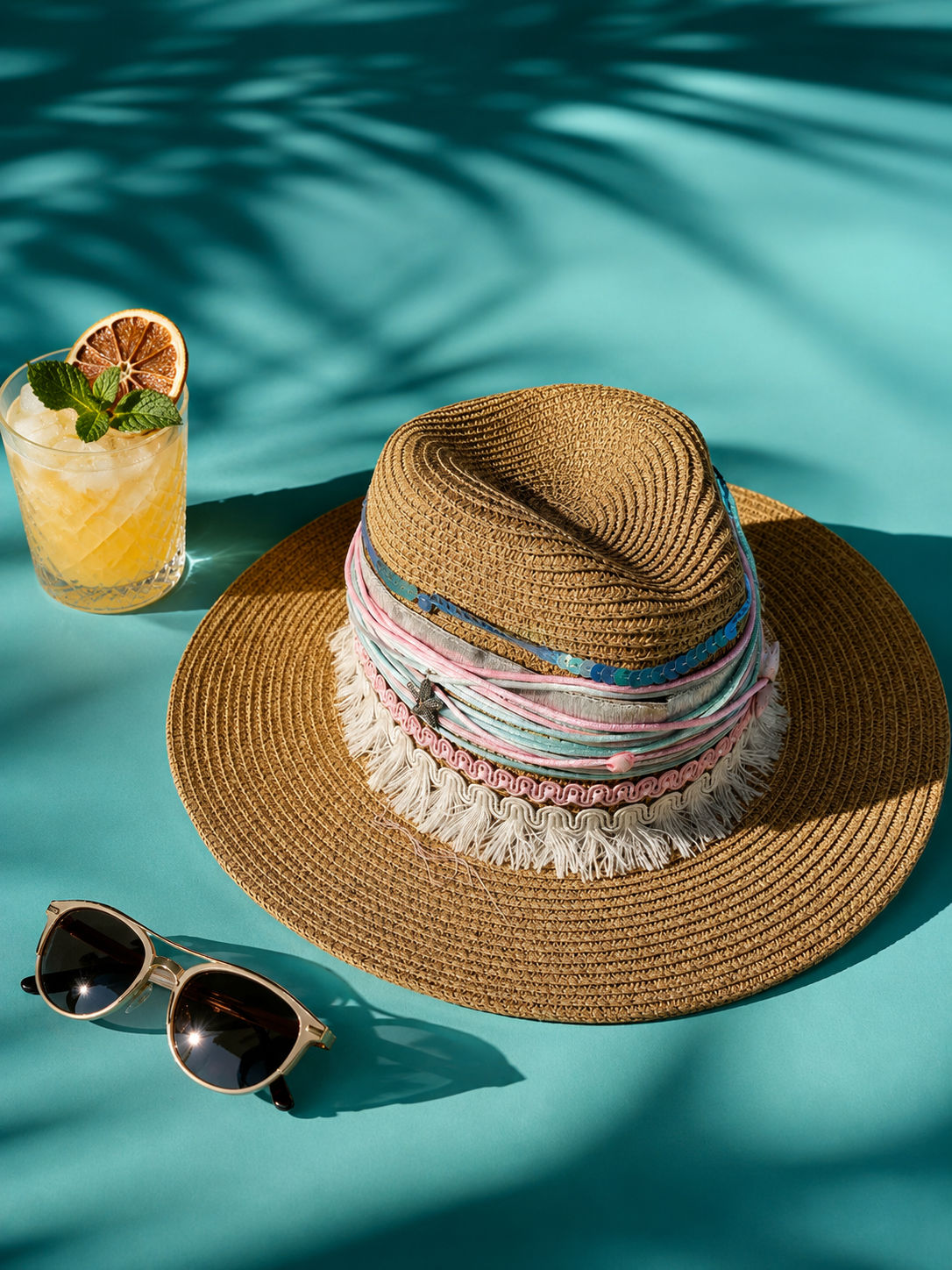 Tendresse Boutique Brown Straw Hat
