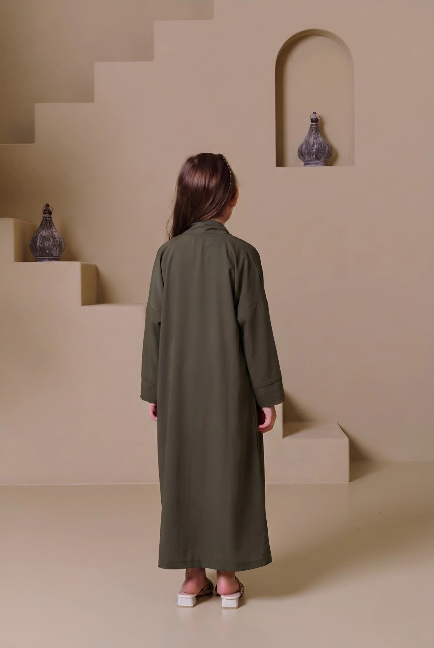 عباءة "مولو كلاسيك" للأطفال - أخضر