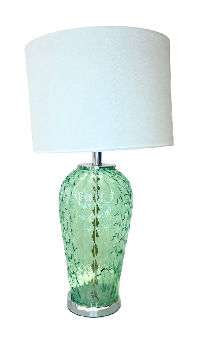 Textured Green Table Lamp #TL0390