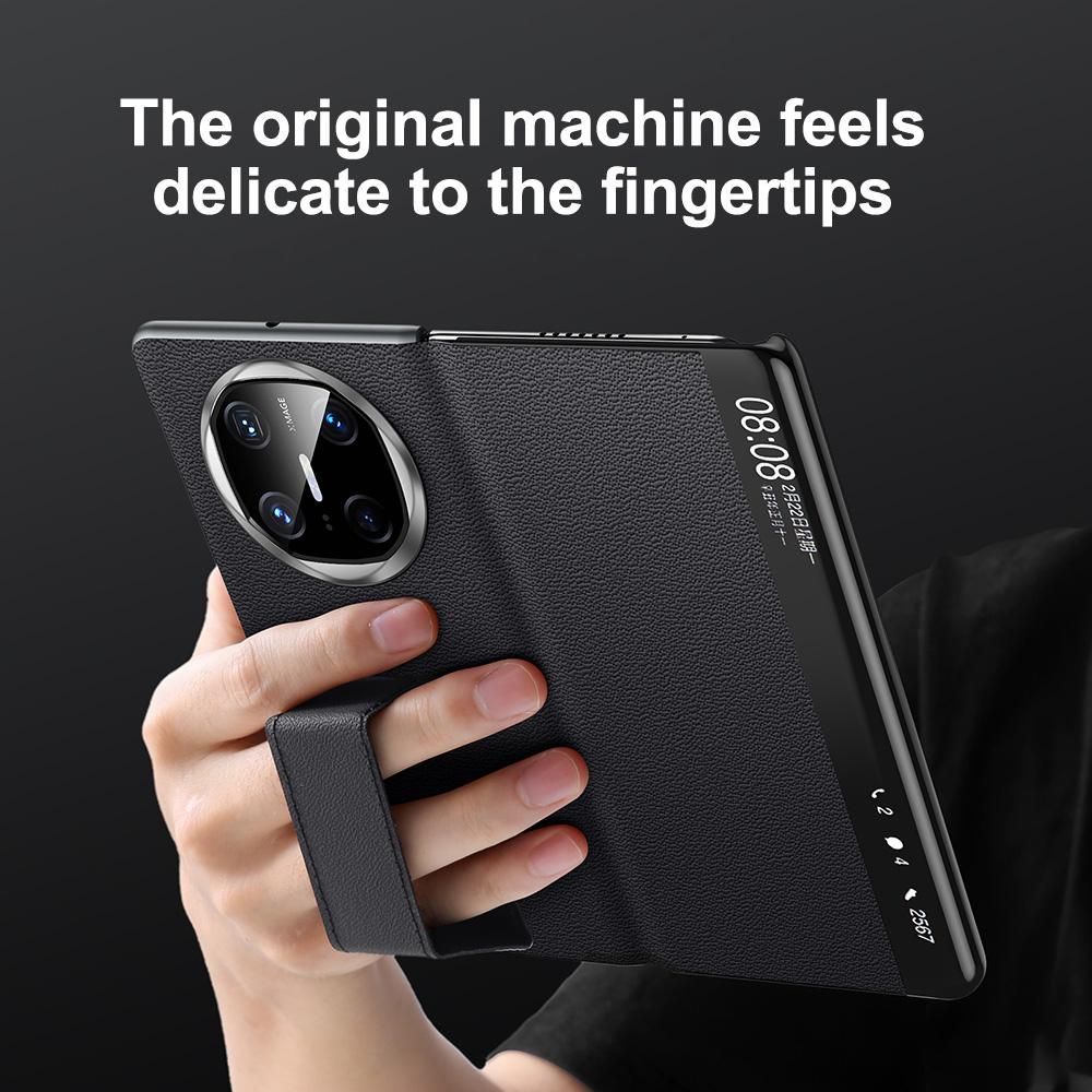 Smart View Window Leather Phone Case For Huawei Mate X6