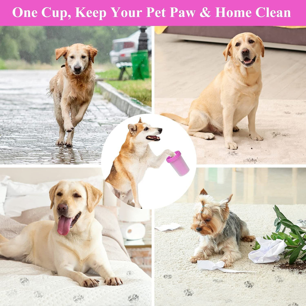 Dog Paw Washer Dog Paw Cleaner Pet Foot Washing Cup Pet Supplies
