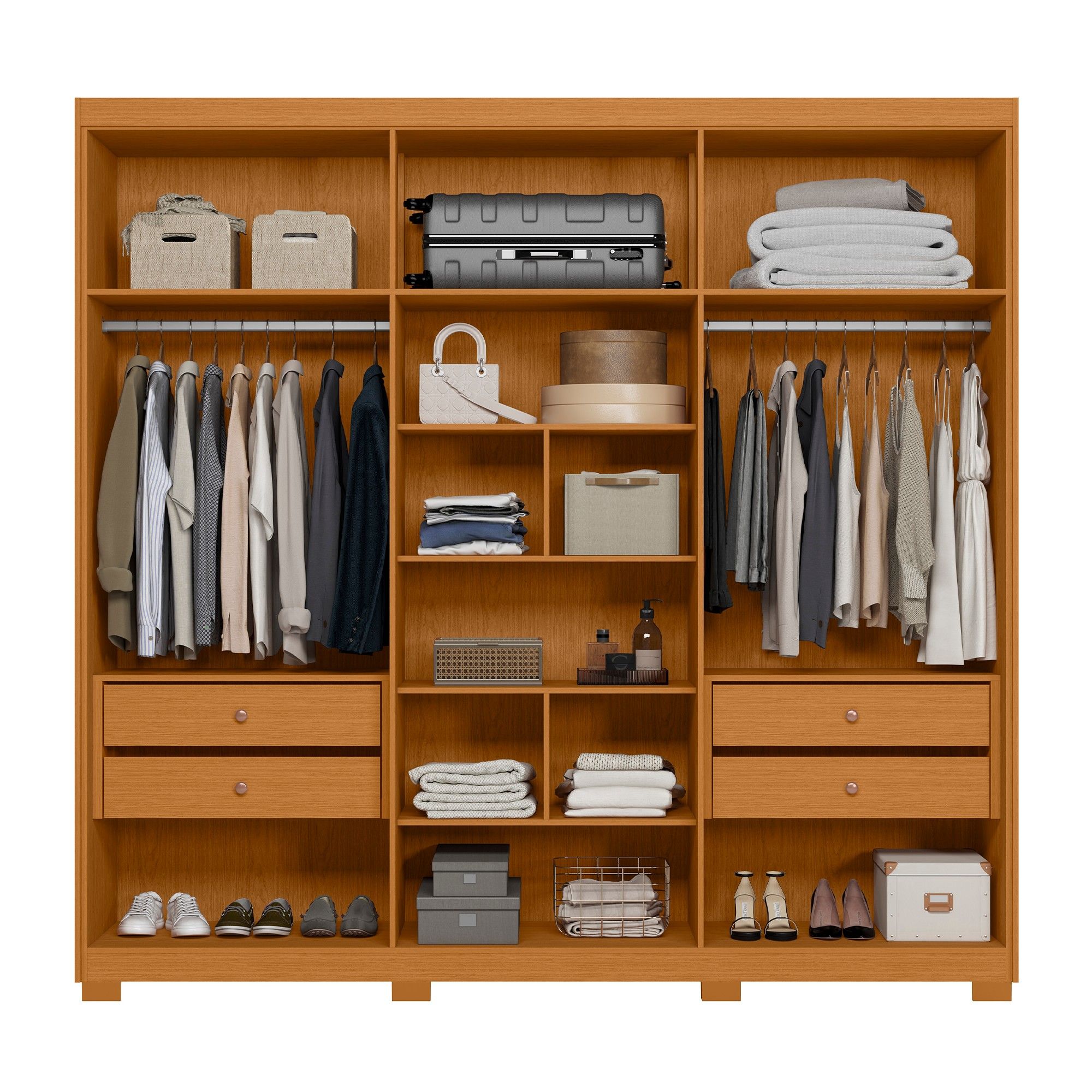 Ouro Verde 6 Door Wardrobe