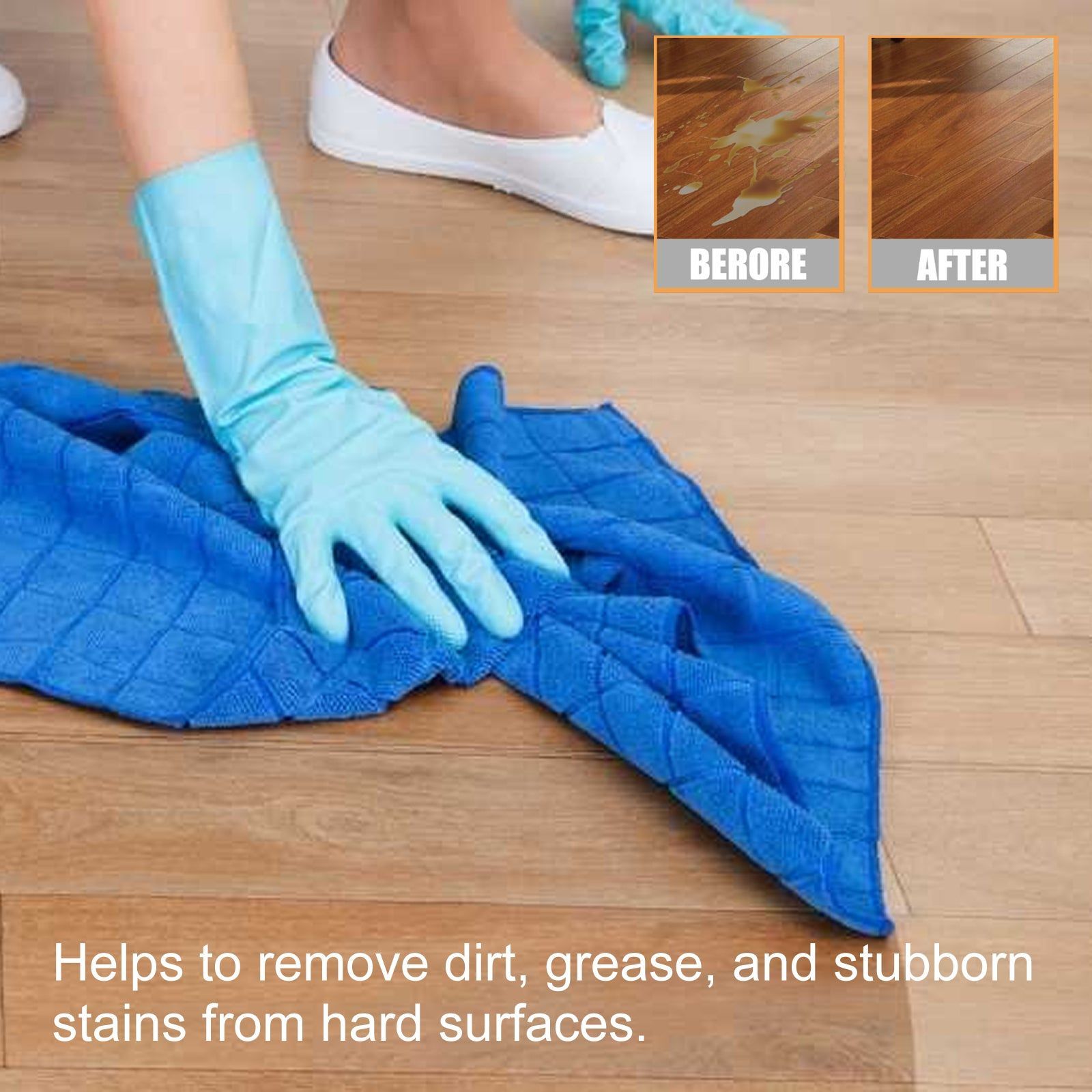 Cleaning Solution, Powerful Decontamination, Stain Removal, Floor Brightening ,100ml