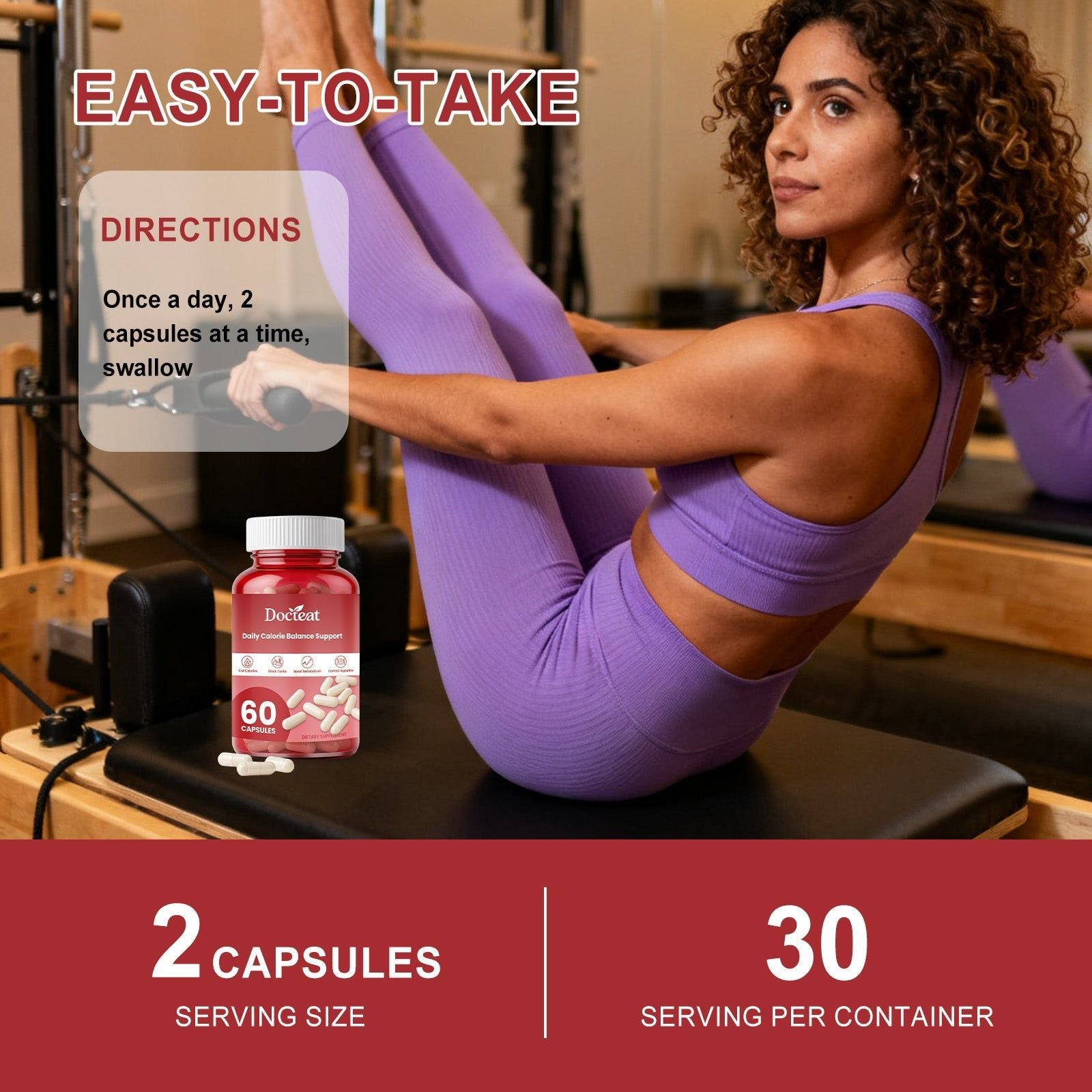 Boost Energy and Support Weight Loss with Body Care Capsules, Daily Nutritional Supplement ,60 capsules