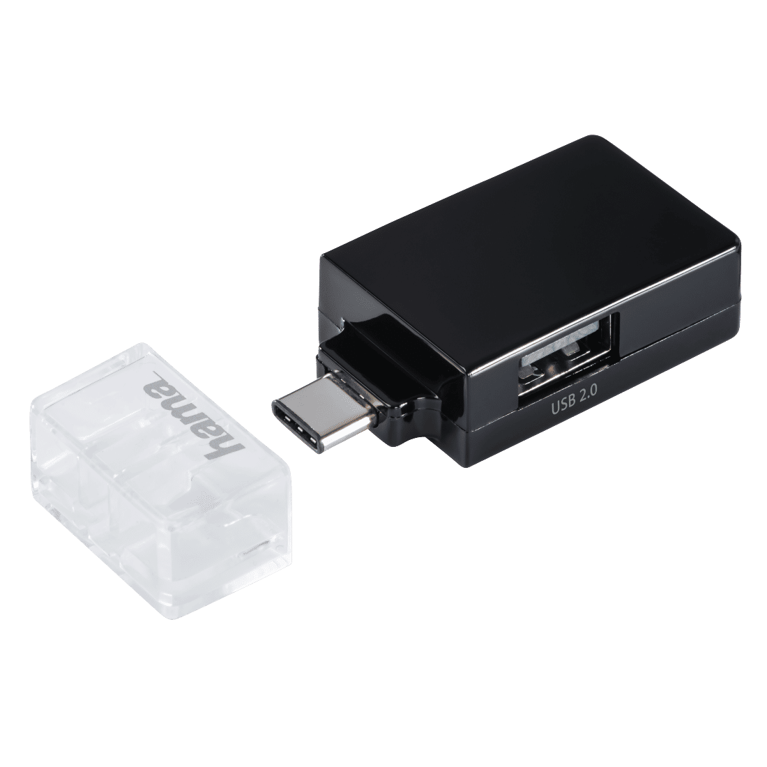 HAMA 135752"Pocket" 1:3 USB Type-C Hub, 1 x USB-A 3.1, 2 x USB-A 2.0