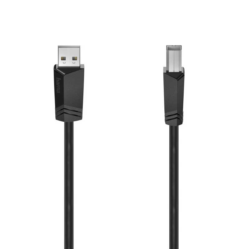 HAMA 200602 USB Cable, USB 2.0, 480 Mbit/s, 1.50 m