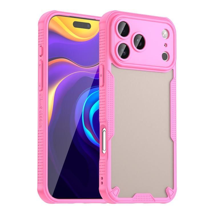 For iPhone 18 Pro Max / iPhone 17 Pro Max Armor Glaze PC Hybrid TPU Phone Case