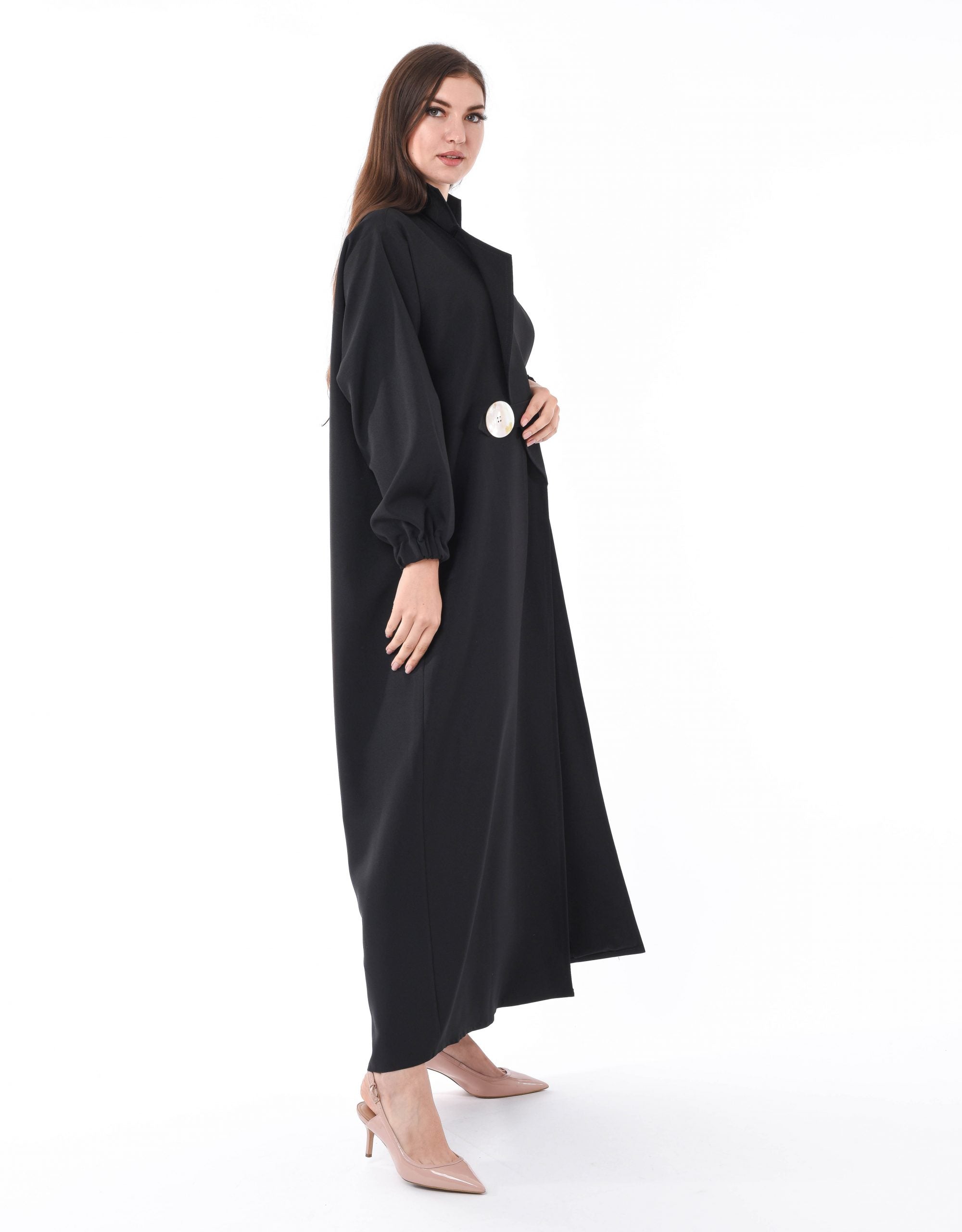 MOiSTREET Black Formal Abaya