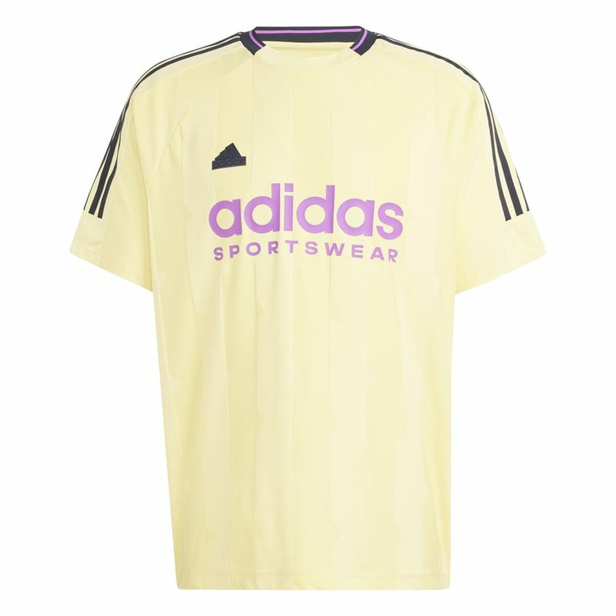Men’s Short Sleeve T-Shirt Adidas House Of Tiro Jacquard Yellow