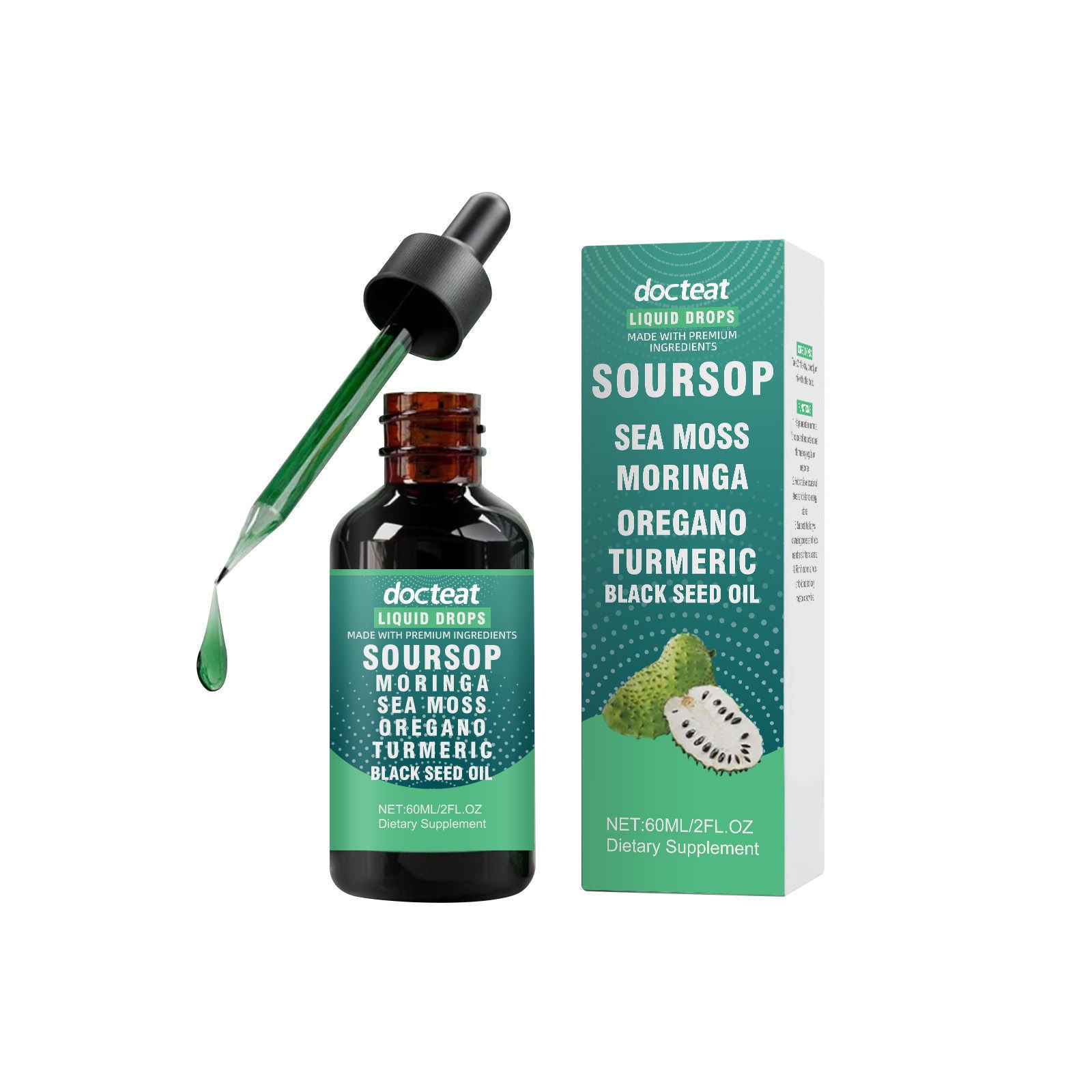 Boost Energy and Immunity with Sugar Apple Drops, Natural Body Care ,60ml