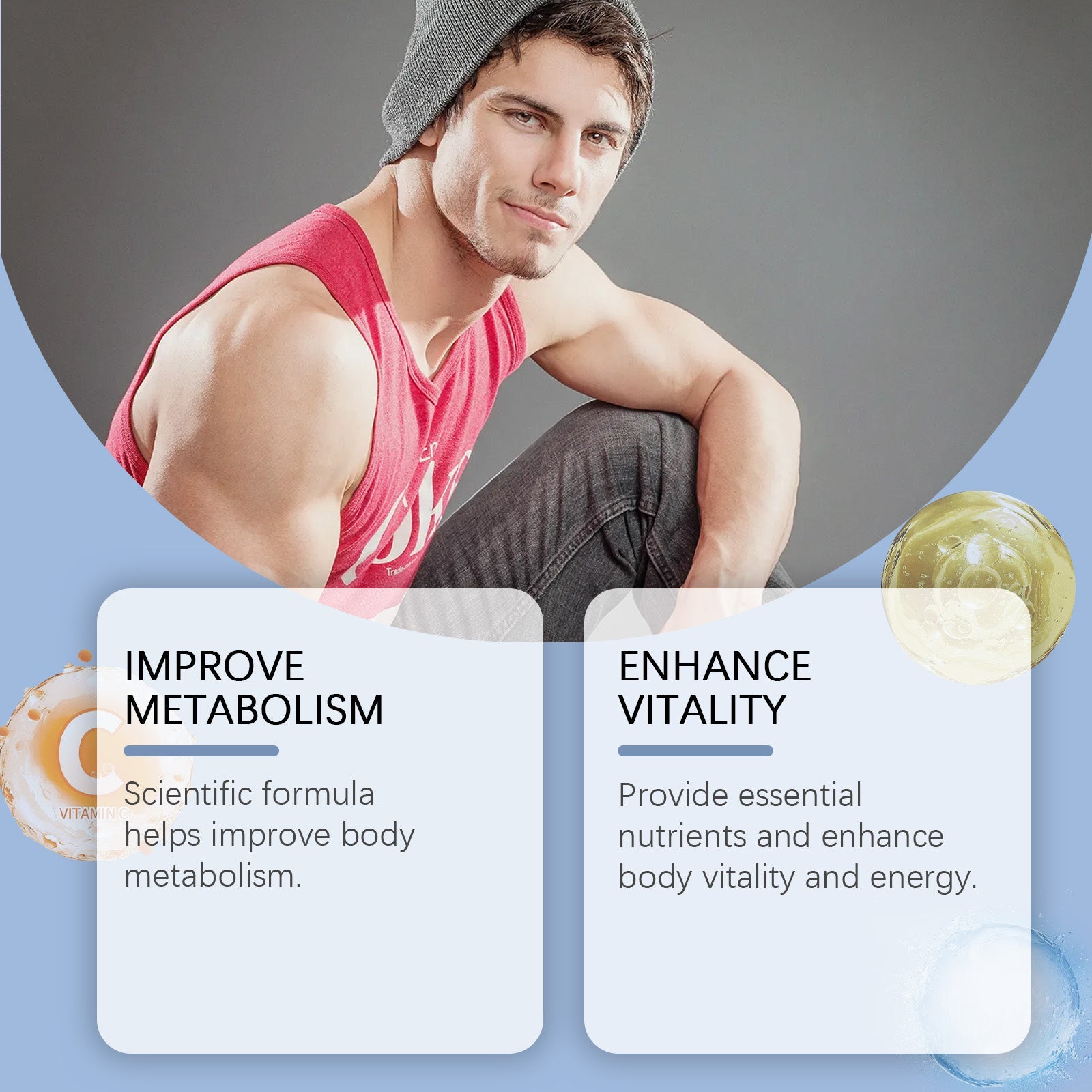 Boost Your Body Care, Metabolism Capsules, Natural Weight Loss, Energy & Vitality ,90 capsules