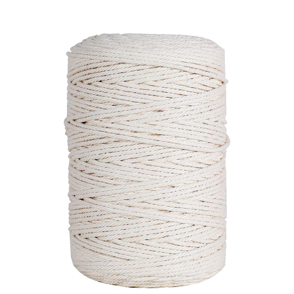 3 x 200 mm Cotton Cone Yarn Macrame Yarn Cotton Rope DIY Art Craft Knitting Tools