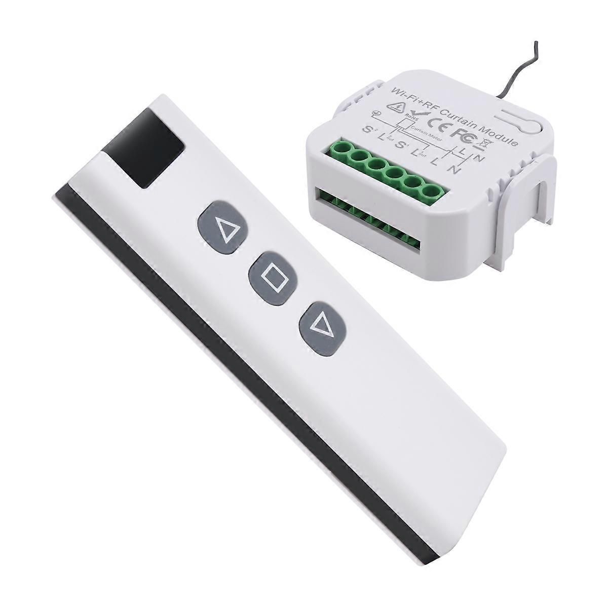 Tuya Smart WiFi Curtain Switch With RF Remote Control