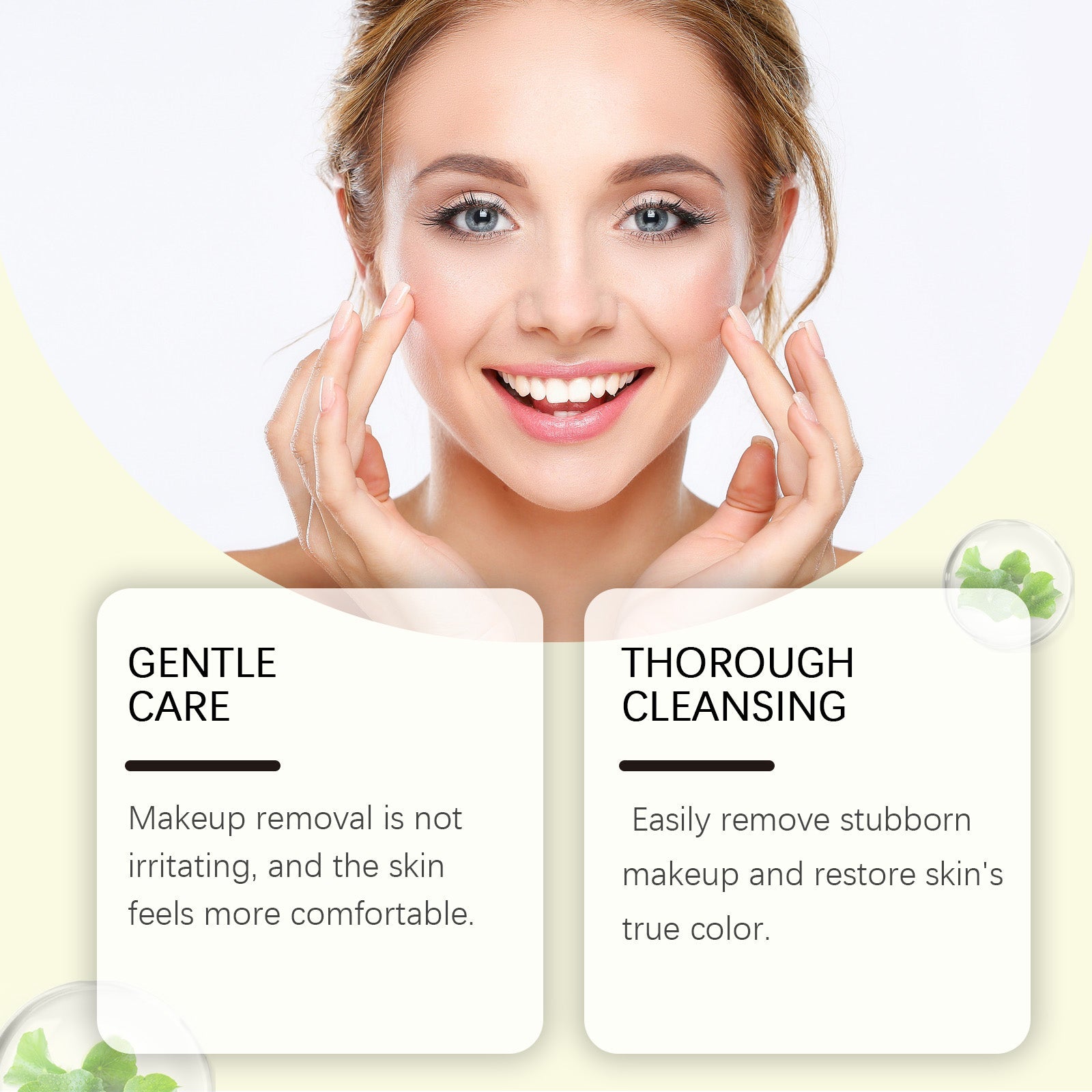 Centella Facial Cleansing Oil, Gentle Makeup Remover, Hydrating, Soothing, Natural Skincare ,100ml