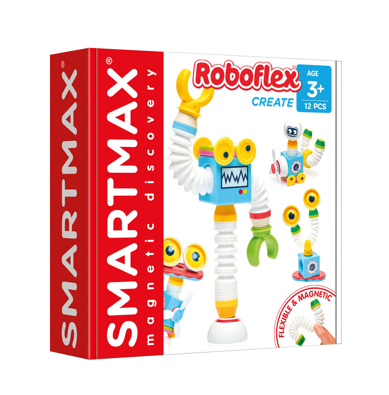 SmartMax RoboFlex — مجموعة بناء مغناطيسية مرنة