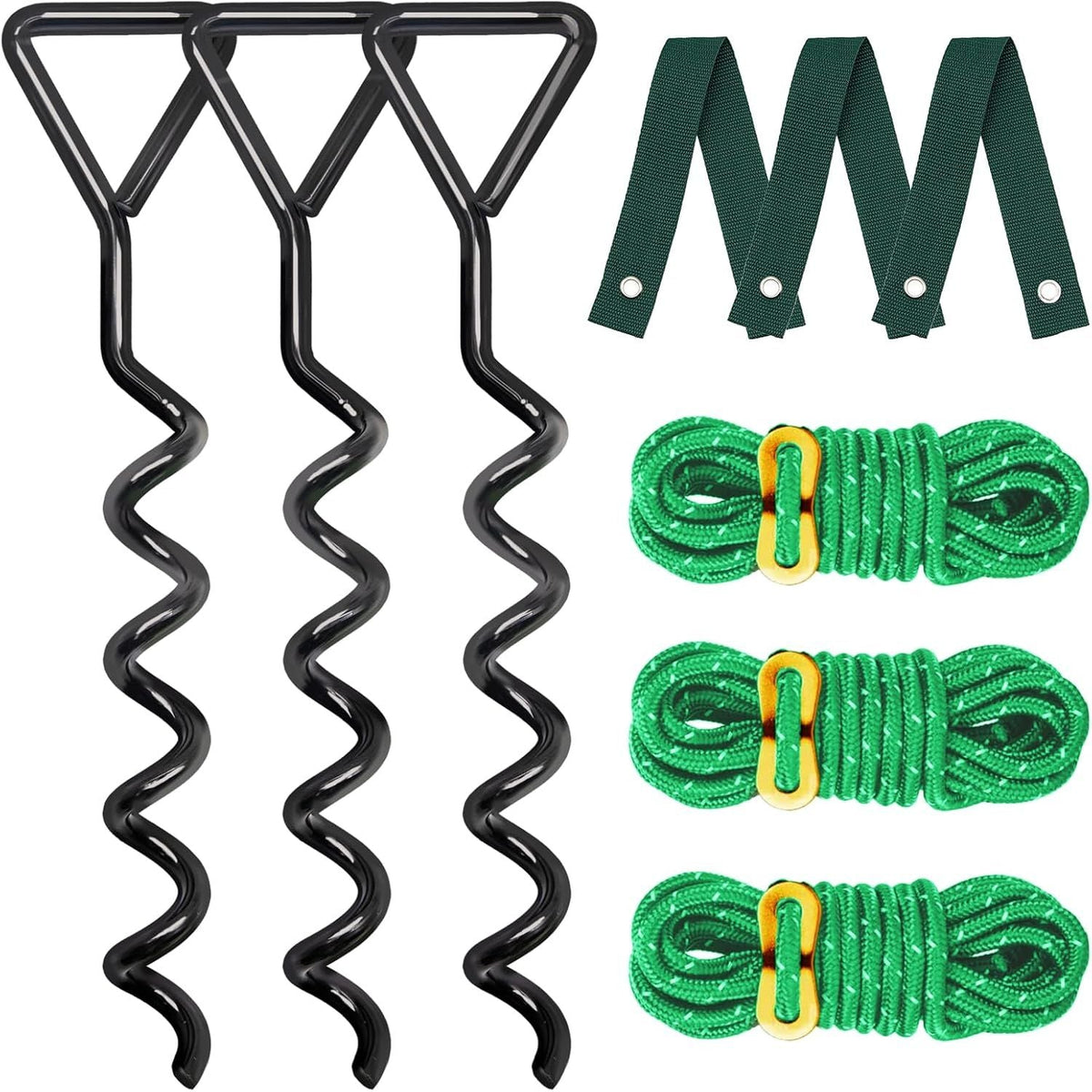 Tree Stakes Supports for Leaning Trees Spiral Tree Stake Kit for Young Trees Straightening