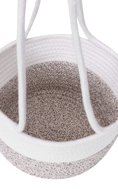 Jute Rope Woven Indoor Plant Hanging Holder For Decor