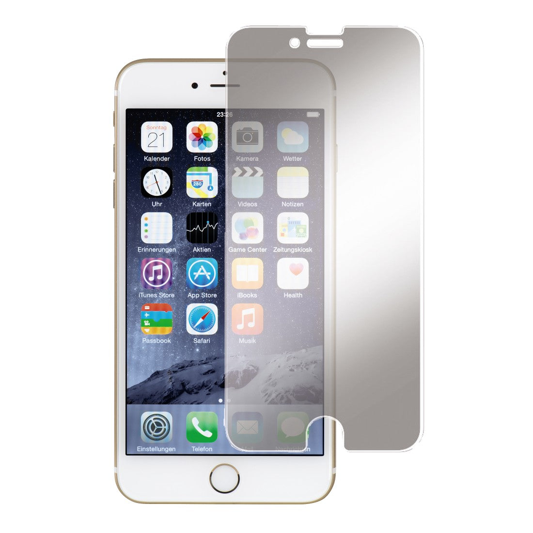 HAMA 136119 Screen Protector for Apple iPhone 6 Plus/6s Plus, 2 pieces