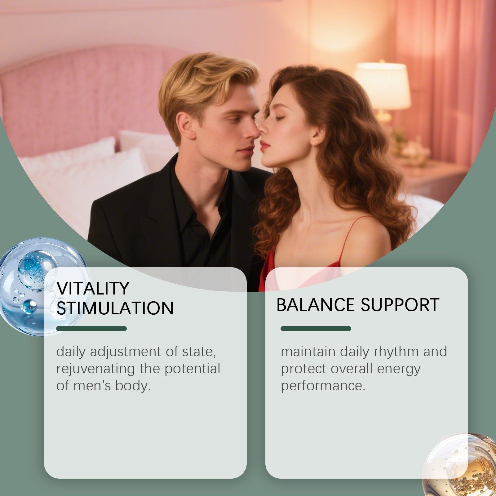 Boost Male Vitality with Gold Capsules, Enhance Confidence, Endurance ,60 capsules