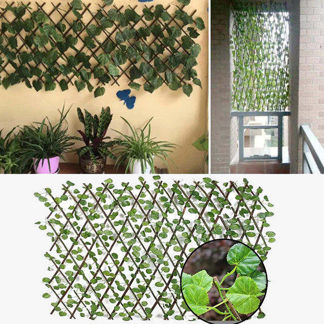 1 Piece Artificial Garden Plant Fence Décor - Realistic Outdoor Decorative Wall for Garden & Patio