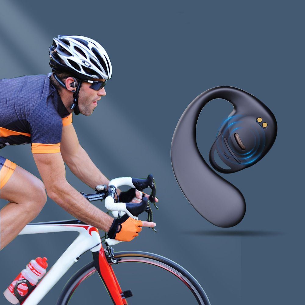 Bone Conduction Earbuds Waterproof Bluetooth Earphones With Mic For Sport Workout