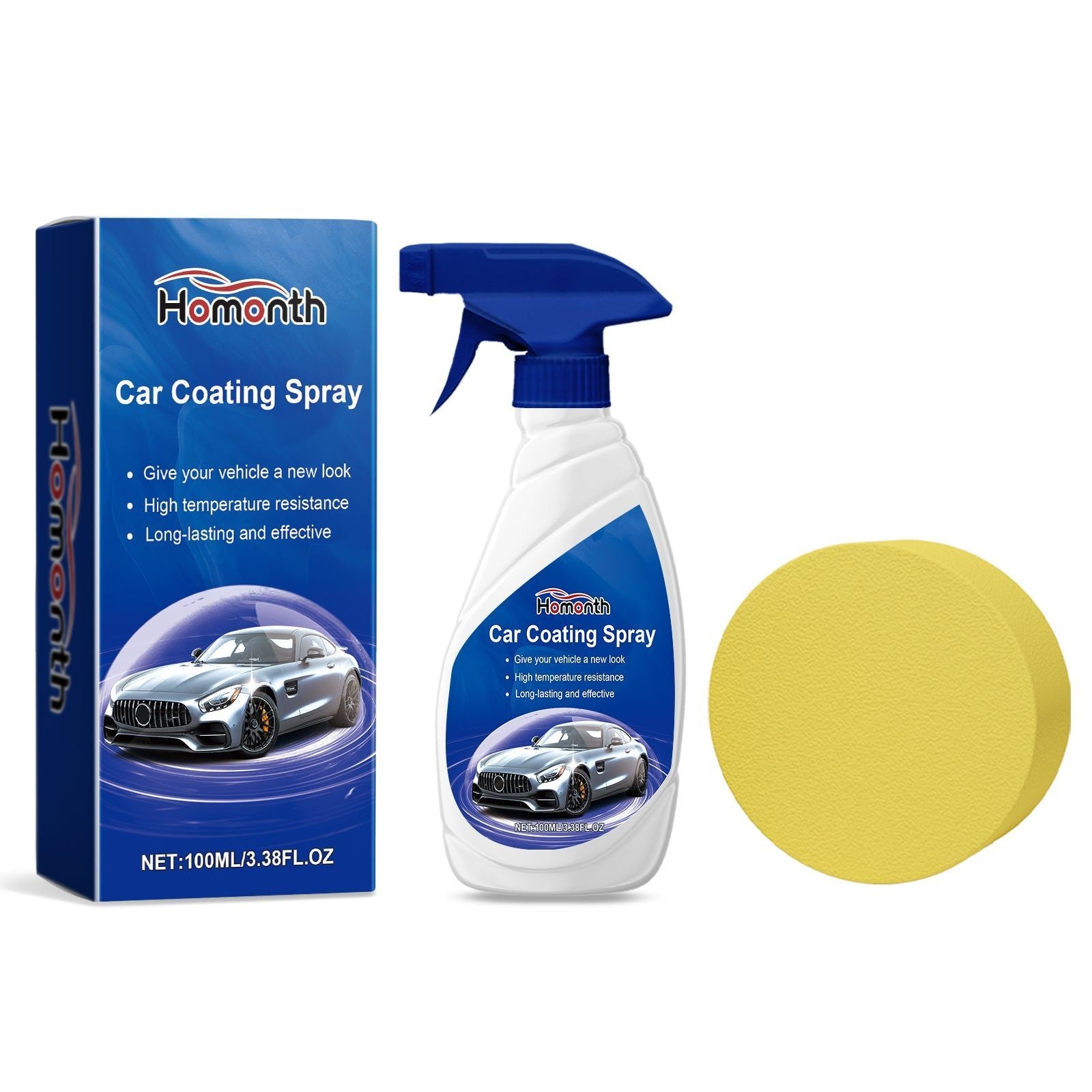 Car Coating, Automotive Paint Protection, Gloss Enhancement, Scratch Resistance, Easy Application ,1set