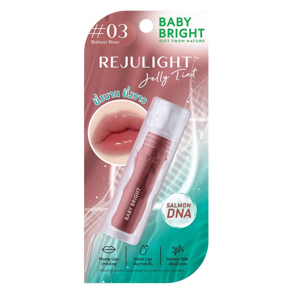 Rejulight Jelly Tint 3g Baby Bright (M) #03 Robust Rose