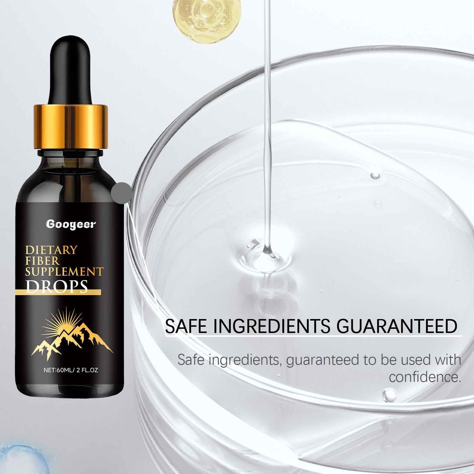 Boost Your Body Care with Dietary Fiber Drops, Natural, Fast Absorption, Improve Digestion ,60ml