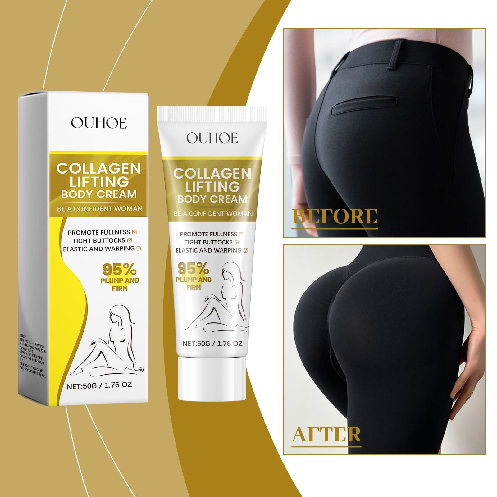 Revitalize Your Body Care, Moisturize & Lift Buttock Skin, Natural Lavender Extract ,50g
