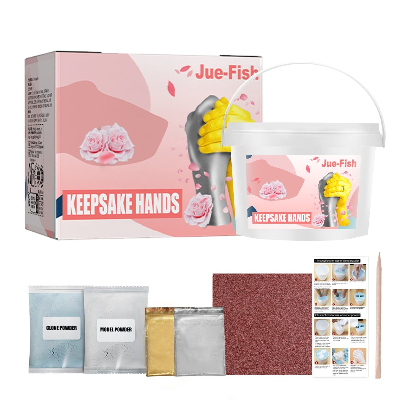 Create Stunning 3D Hand Models, Perfect for DIY Art, Gifts, and Creative Projects ,1set