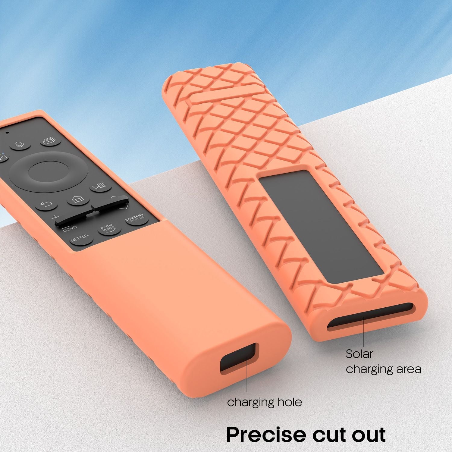 Silicone Remote Case Soft Protective Cover For Samsung Smartone 3 TV Controller