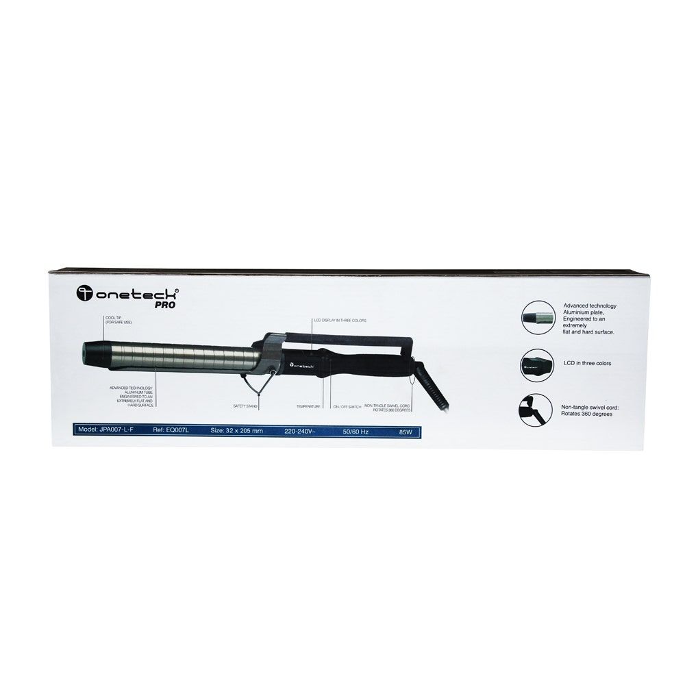 Onetech Curling Iron, Black, 32x205mm, JPA007-L
