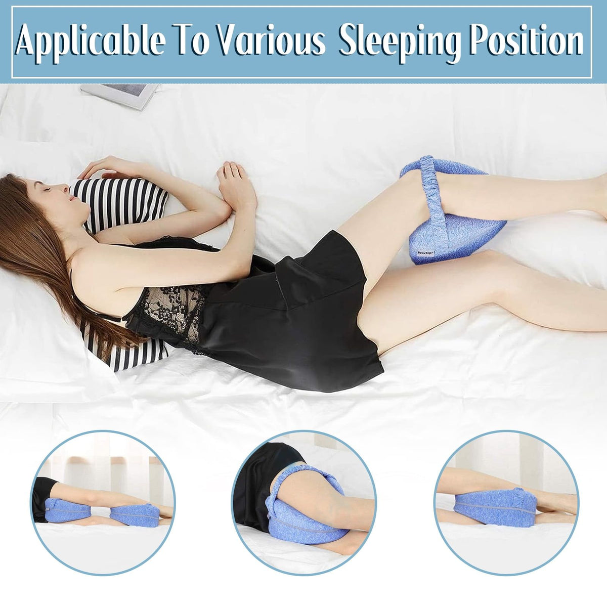 Alignment Pillow Leg Pillows Knee Pillow for Side Sleepers Pregnant women