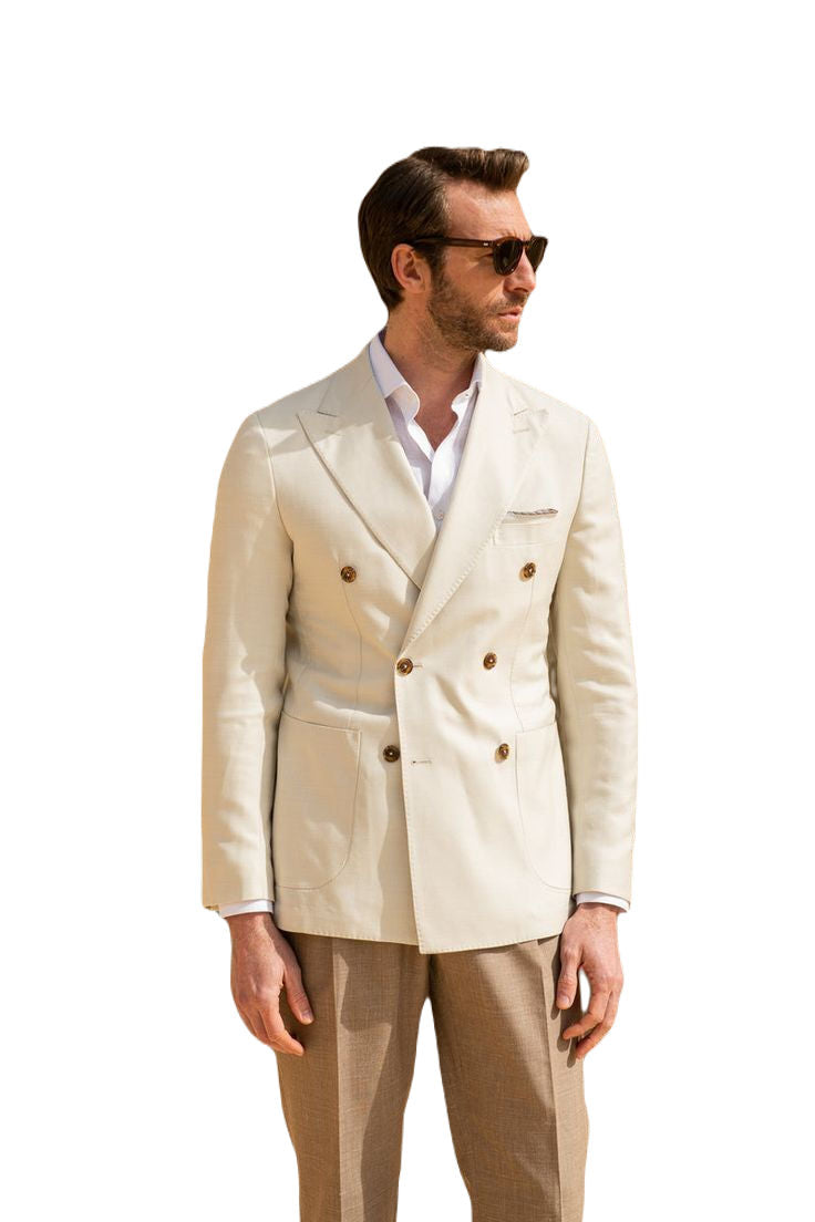Designer Stylish White Party Wear Suit for Men wedding groom suit Gift For Him