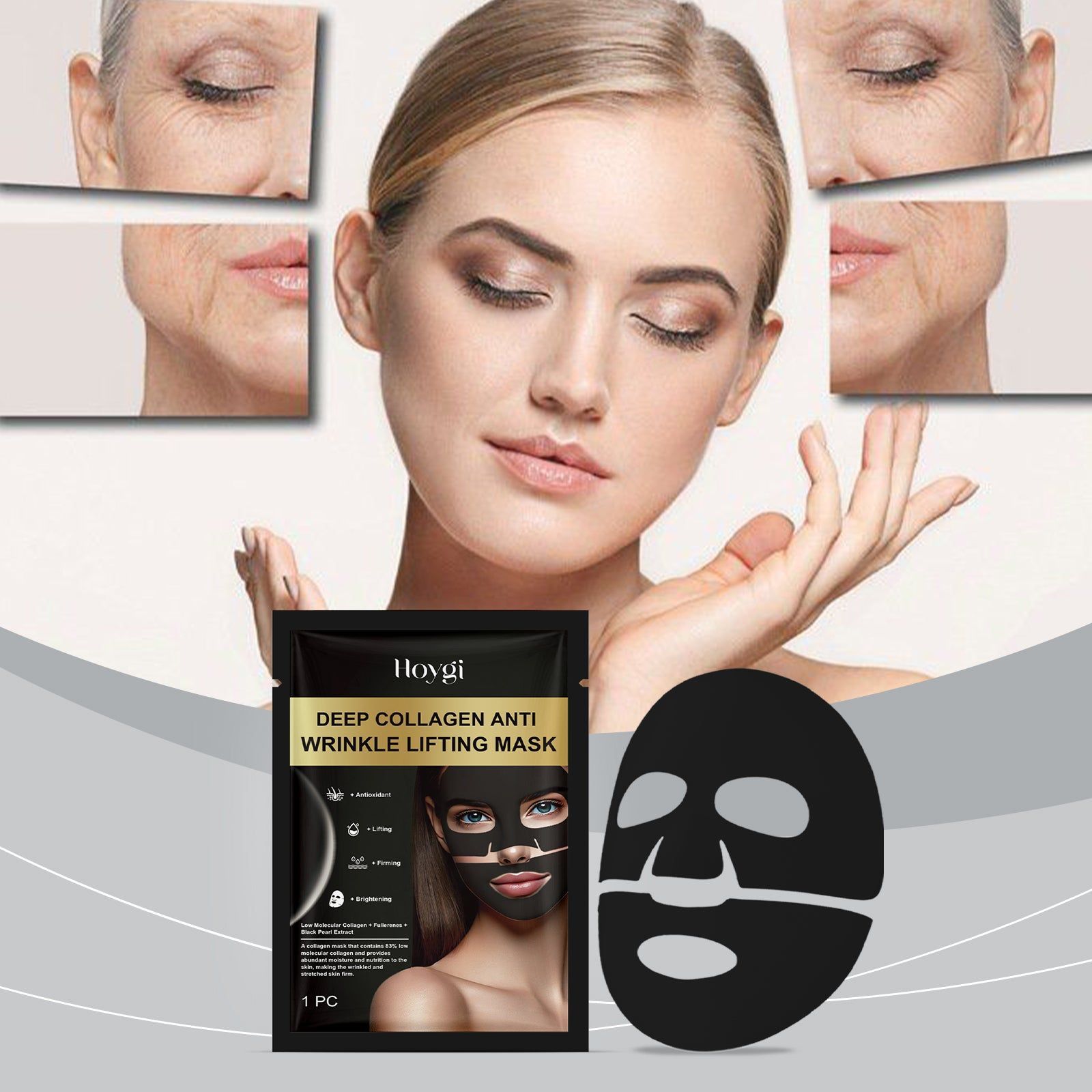 Collagen Moisturizing Mask, Brightening, Hydrating, Anti-Aging, Skin Repair ,1pcs