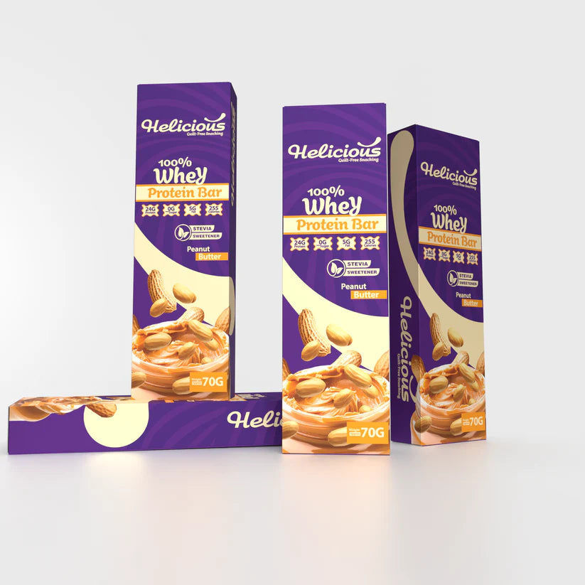 HELICIOUS PEANUT BUTTER PROTEIN BAR 70g